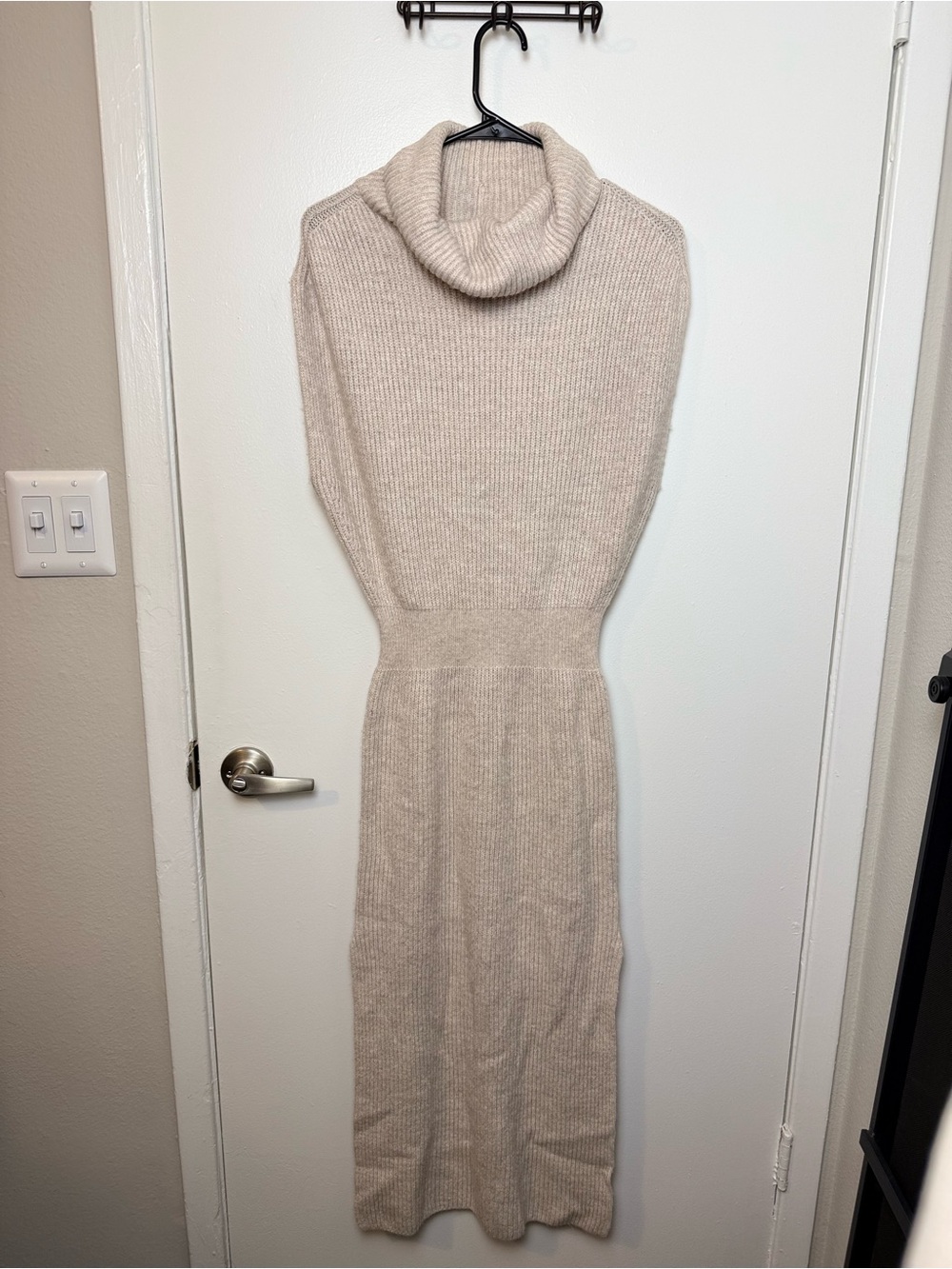 Splendid Marigold Cashmere Blend Ribbed Turtleneck Sweater Dress NWT XS - Picture 2 of 10